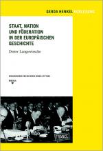 Cover-Bild Staat, Nation und Föderation in der europäischen Geschichte