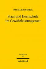 Cover-Bild Staat und Hochschule im Gewährleistungsstaat