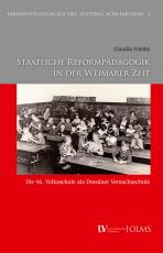 Cover-Bild Staatliche Reformpädagogik in der Weimarer Zeit
