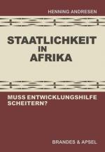 Cover-Bild Staatlichkeit in Afrika