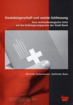 Cover-Bild Staatsbürgerschaft und soziale Schliessung