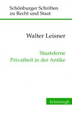 Cover-Bild Staatsferne Privatheit in der Antike