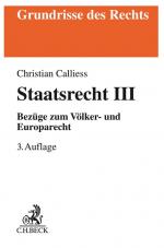 Cover-Bild Staatsrecht III