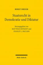 Cover-Bild Staatsrecht in Demokratie und Diktatur