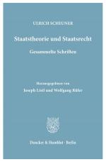 Cover-Bild Staatstheorie und Staatsrecht.