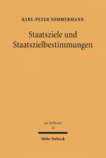 Cover-Bild Staatsziele und Staatszielbestimmungen