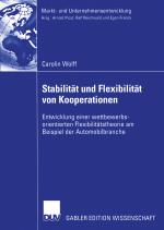 Cover-Bild Stabilität und Flexibilität von Kooperationen