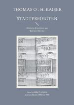 Cover-Bild Stadtpredigten. Biblische Einsichten aus `Badisch-Sibirien´