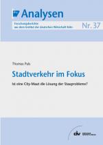 Cover-Bild Stadtverkehr im Fokus