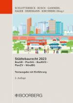 Cover-Bild Städtebaurecht 2023 BauGB - PlanSiG- BauNVO - PlanZV - WindBG