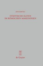 Cover-Bild Städtische Eliten im römischen Makedonien