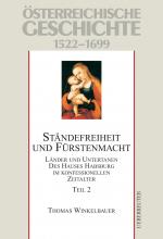 Cover-Bild Ständefreiheit und Fürstenmacht, Teil 2, Studienausgabe