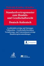 Cover-Bild Standardvertragsmuster zum Handels- und Gesellschaftsrecht