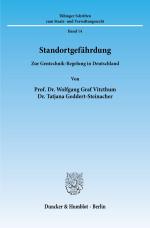 Cover-Bild Standortgefährdung.