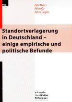 Cover-Bild Standortverlagerung in Deutschland - einige empirische und politische Befunde