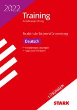 Cover-Bild STARK Lösungen zu Training Abschlussprüfung Realschule 2022 - Deutsch - BaWü