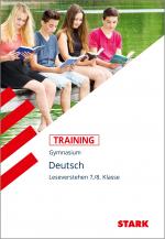 Cover-Bild STARK Training Gymnasium - Deutsch Leseverstehen 7./8. Klasse