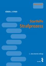 Cover-Bild Starthilfe Strafprozess