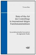 Cover-Bild State-of-the-Art des Controllings in international tätigen Familienunternehmen