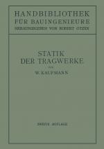 Cover-Bild Statik der Tragwerke