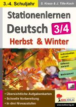 Cover-Bild Stationenlernen Deutsch - Herbst & Winter / Klasse 3-4