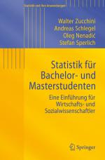 Cover-Bild Statistik für Bachelor- und Masterstudenten