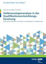 Cover-Bild Stellenanzeigenanalyse in der Qualifikationsforschung