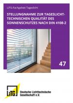 Cover-Bild Stellungnahme zur tageslichttechnischen Qualität des Sonnenschutzes nach DIN 4108-2