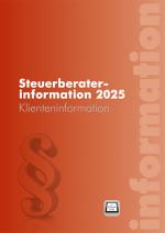 Cover-Bild Steuerberaterinformation 2025