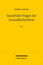 Cover-Bild Steuerliche Fragen der Gesundheitsreform