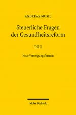 Cover-Bild Steuerliche Fragen der Gesundheitsreform