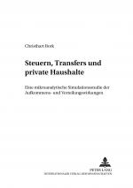 Cover-Bild Steuern, Transfers und private Haushalte