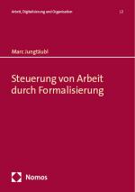 Cover-Bild Steuerung von Arbeit durch Formalisierung