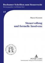 Cover-Bild Steuervollzug und formelle Insolvenz