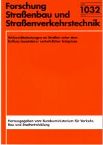 Cover-Bild Stickoxidbelastungen an Straßen unter dem Einfluss besonderer verkehrlicher Ereignisse