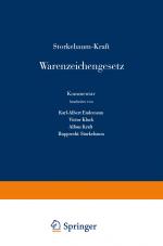 Cover-Bild Storkebaum-Kraft Warenzeichengesetz