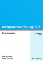 Cover-Bild Strafprozessordnung 1975