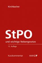 Cover-Bild Strafprozessordnung - StPO