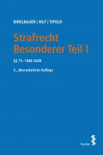 Cover-Bild Strafrecht Besonderer Teil I