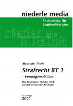 Cover-Bild Strafrecht BT 1 - 2021 - Vermögensdelikte