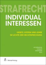 Cover-Bild Strafrecht Individualinteressen