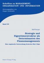 Cover-Bild Strategie und Eigentümerstruktur als Determinanten des Finanzmanagements