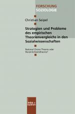 Cover-Bild Strategien und Probleme des empirischen Theorienvergleichs in den Sozialwissenschaften