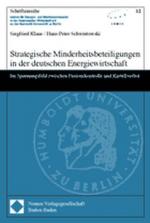 Cover-Bild Strategische Minderheitsbeteiligungen in der deutschen Energiewirtschaft
