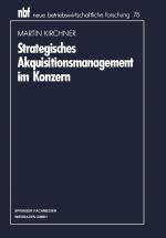Cover-Bild Strategisches Akquisitionsmanagement im Konzern