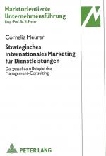 Cover-Bild Strategisches internationales Marketing für Dienstleistungen