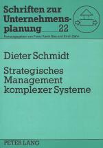 Cover-Bild Strategisches Management komplexer Systeme