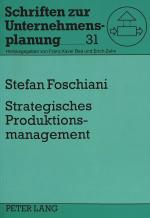 Cover-Bild Strategisches Produktionsmanagement