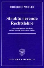 Cover-Bild Strukturierende Rechtslehre.