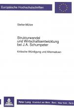 Cover-Bild Strukturwandel und Wirtschaftsentwicklung bei J.A. Schumpeter